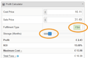 Saved Profit Calculator and VAT Fields