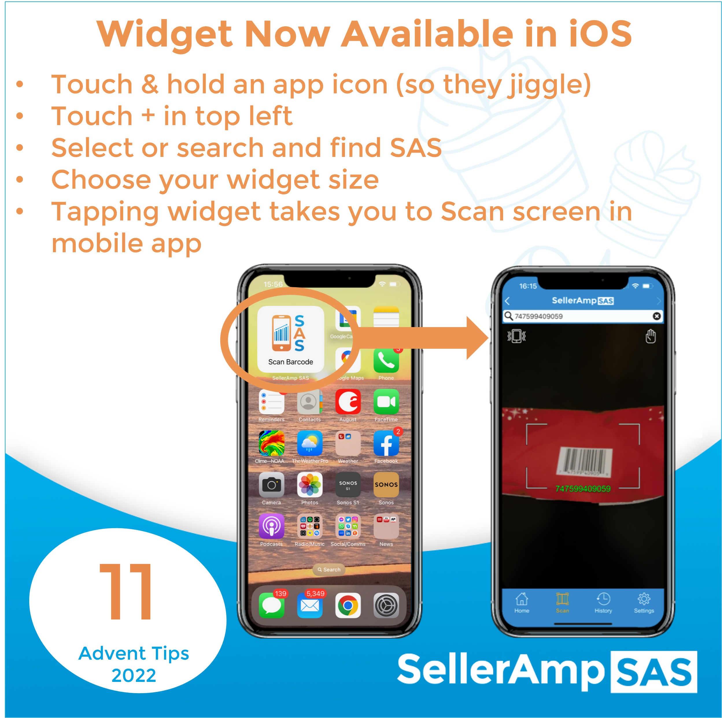 SAS Widget now available for your mobile device!