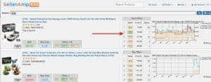 SellerAmp SAS now showing lowest 5 priced sellers on search results
