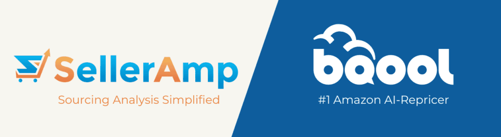 SellerAmp and BQool logos