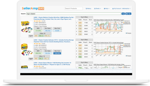 SellerAmp Web App Website