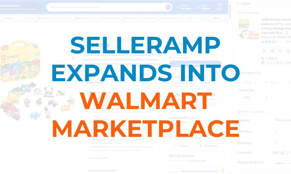 SellerAmp Expands Into Walmart Marketplace